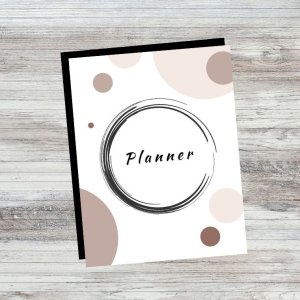 Undated Circles Planner Daily Weekly Monthly